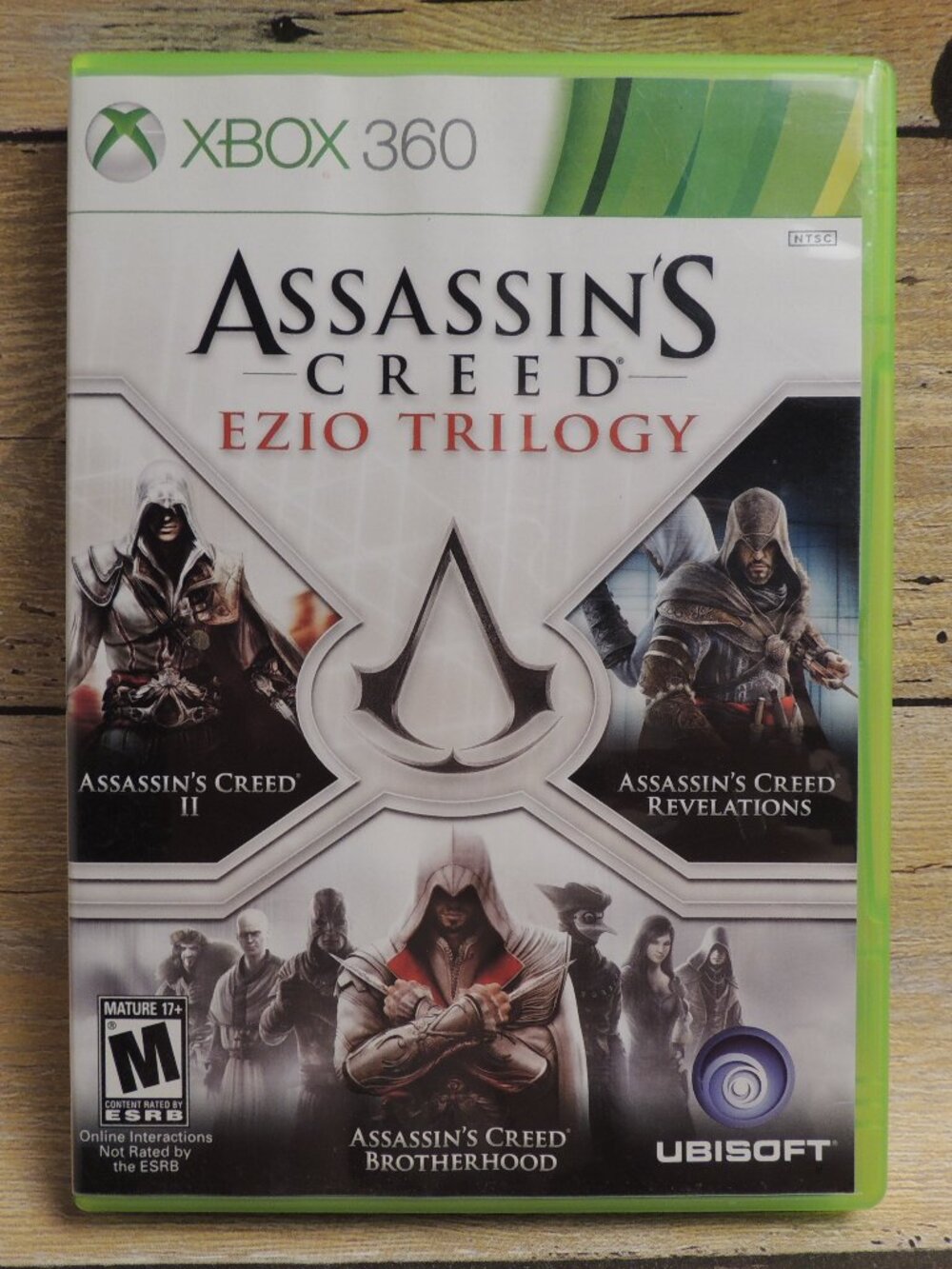 Assassin's Creed: Ezio Trilogy Xbox 360 with original case UNTESTED/AS IS
